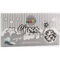 Maxtris Stelline Argento da 500 g: stelline ripiene di cioccolato al latte
