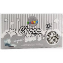 Maxtris Stelline Argento da 500 g: stelline ripiene di cioccolato al latte