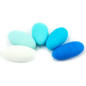 Ciocopassion selection color celeste di Crispo da 1 Kg: confetti celeste sfumati