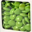 Nembo verde Crispo 1 kg di confetti verdi di cioccolato al latte a forma di lenticchie
