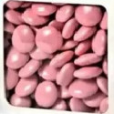 Nembo rosa lenticchie di cioccolato al latte confetti rosa Crispo 1 kg