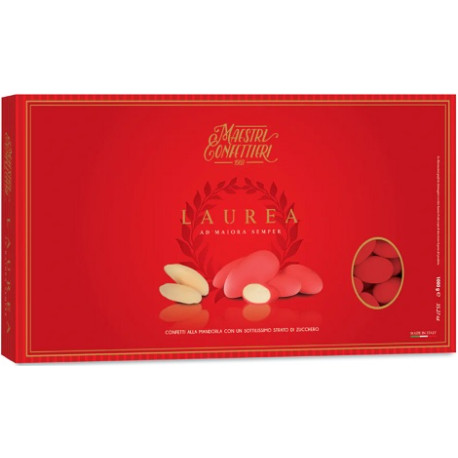 Sposa Novella Rosso: 1 kg di confetti rossi Maxtris a mandorla Sposa Novella Rosso: 1 kg di confetti rossi Maxtris a mandorla