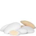 Sposa Novella Bianco confetti bianchi Maxtris a mandorla 1 kg