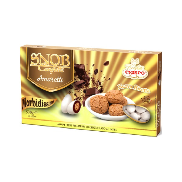 Snob Amaretti Crispo: 500 g di confetti bianchi ideali per confettata