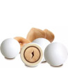 Le Noisettes Bianco Maxtris: 1 Kg di confetti tondi bianchi alla nocciola ideali per confettata Le Noisettes Bianco Maxtris: 1 Kg di confetti tondi bianchi alla nocciola ideali per confettata