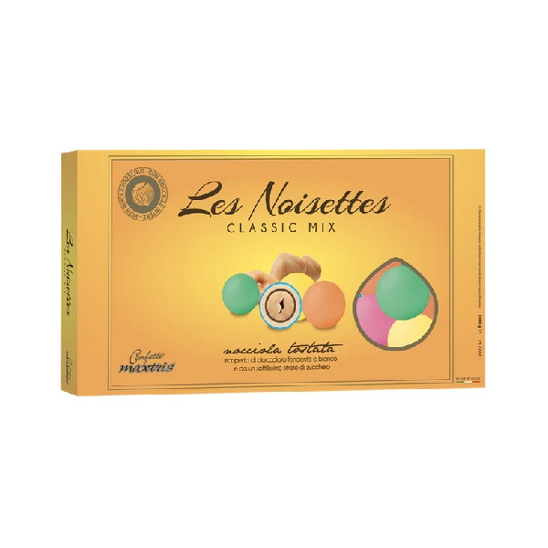 Le Noisettes Mix Maxtris: 1 Kg di confetti tondi colorati alla nocciola ideali per confettata compleanno