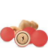 Les Noisettes Rosso Maxtris: 1 Kg di confetti rossi tondi con nocciola ricoperta di cioccolato ideali per confettata laurea Les Noisettes Rosso Maxtris: 1 Kg di confetti rossi tondi con nocciola ricoperta di cioccolato ideali per confettata laurea