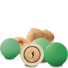 Les Noisettes Verde Maxtris: 1 Kg di confetti verdi ideali per confetta fidanzamento o promessa Les Noisettes Verde Maxtris: 1 Kg di confetti verdi ideali per confetta fidanzamento o promessa