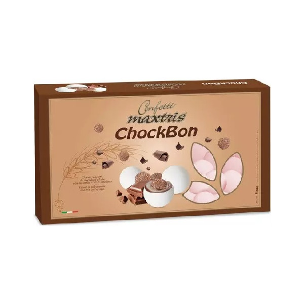Chock Bon Rosa Maxtris: 900 g di confetti rosa ideali per confettata