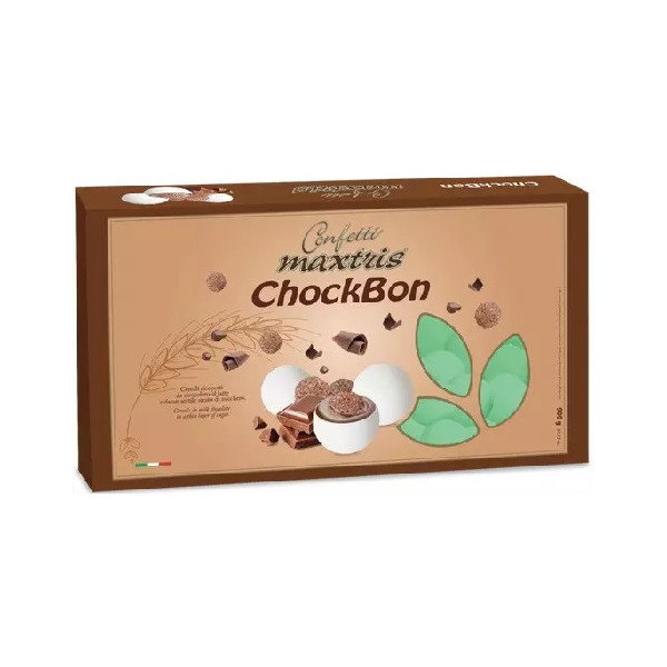 Confetti Maxtris chock bon verde, confetti ai cereali verdi da 900 g