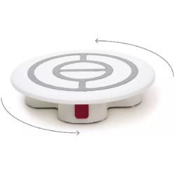 Piatto girevole per decorare torte o piatto giro-torta con base e blocco di ø32xh7 cm da Decora