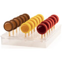 Espogel Up Mini trasparente Silikomart: vassoio espositore per gelati su stecco per CakePops, EasyPop e finger mini su stecco