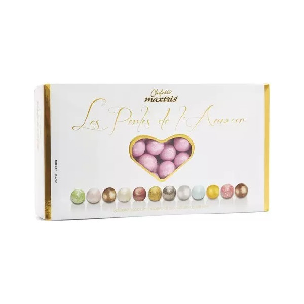 Les Perles Rose Maxtris le perle rosa confetti rosa perlati 1 Kg