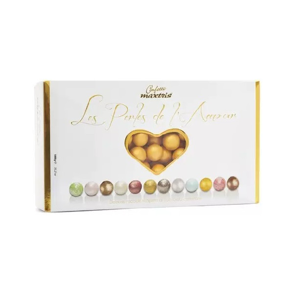 Les Perles Gold Pearl Maxtris le perle oro perlato confetti dorati perlati 1 Kg