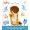 Tagliapasta comunione bimbo Decora: sagoma in plastica a forma di bambino 9x5xh2,2 cm Tagliapasta comunione bimbo Decora: sagoma in plastica a forma di bambino 9x5xh2,2 cm