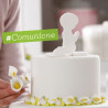 Tagliapasta comunione bimbo Decora: sagoma in plastica a forma di bambino 9x5xh2,2 cm