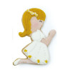 Tagliapasta comunione bimba Decora: sagoma in plastica a forma di bambina 9x5xh2,2 cm