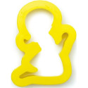 Tagliapasta comunione bimba Decora: sagoma in plastica a forma di bambina 9x5xh2,2 cm