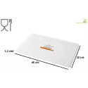 Piano da lavoro rettangolare in plastica antiaderente 30 x 40 h 1,2 cm da Decora