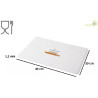 Piano da lavoro rettangolare in plastica antiaderente 30 x 40 h 1,2 cm da Decora Piano da lavoro rettangolare in plastica antiaderente 30 x 40 h 1,2 cm da Decora