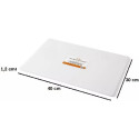 Piano da lavoro rettangolare in plastica antiaderente 30 x 40 h 1,2 cm da Decora