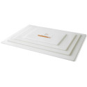 Piano da lavoro rettangolare in plastica antiaderente 30 x 40 h 1,2 cm da Decora