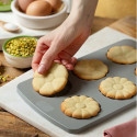 Duo Fiore Decora: coppia di stampi silicone con 6 fiori ø6,7xh2,3 cm ideali per biscotto gelato
