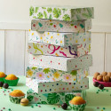 Scatole regalo rettangolari portadolci da Decora: box auto-montanti in cartoncino 23x16xh5 cm