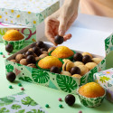 Scatole regalo rettangolari portadolci da Decora: box auto-montanti in cartoncino 23x16xh5 cm