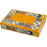 Scatola regalo rettangolare portadolci piastrelle modern Decora: box auto-montante in cartoncino 23x16xh5 cm Scatola regalo rettangolare portadolci piastrelle modern Decora: box auto-montante in cartoncino 23x16xh5 cm