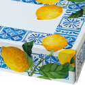 Scatola portadolci rettangolare piastrella limoni Decora in cartone 23x16xh5 cm