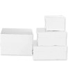 Da 20 a 50 cm scatola quadrata per dolci in cartoncino bianco da Decora