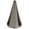 Bocchetta Stella Aperta numero 14 di Ø1,7×h3,5 cm: Cornetto serie Stella Aperta in acciaio inox da Decora