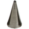 Bocchetta Stella Aperta numero 14 o Cornetto n 14 serie Stella Aperta in acciaio inox da Decora Bocchetta Stella Aperta numero 14 o Cornetto n 14 serie Stella Aperta in acciaio inox da Decora