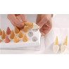 Stampo per gelati Fiamma da Silikomart a forma di fiamma per cialde a forma di cono