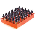 Fiamma Silikomart stampo silicone 26 mini gelati su cono ø3xh3,5 cm con vassoio 12x40 cm