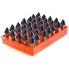 Fiamma Silikomart stampo silicone 26 mini gelati su cono ø3xh3,5 cm con vassoio 12x40 cm
