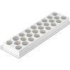 Fiamma Silikomart: stampo silicone 26 mini gelati su cono ø3xh3,5 cm con vassoio 12x40 cm