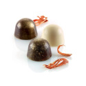 Kono Silikomart: stampo silicone 26 mini palline gelato su cono semisfere ø3xh3,5 cm con vassoio 12x40 cm