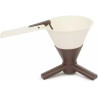 Imbuto dosatore con base Decora ø13xh12,5 cm: colino per dosare creme e cioccolato Imbuto dosatore con base Decora ø13xh12,5 cm: colino per dosare creme e cioccolato