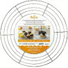 Griglia raffredda torte e di colaggio tonda in acciaio inox diametro 32 cm, da Decora Griglia raffredda torte e di colaggio tonda in acciaio inox diametro 32 cm, da Decora