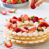 Griglia raffredda torte e di colaggio tonda in acciaio inox diametro 32 cm, da Decora Griglia raffredda torte e di colaggio tonda in acciaio inox diametro 32 cm, da Decora