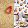 Set 2 tagliapasta 1 albero di natale e 1 pupazzo di neve in plastica da Decora Set 2 tagliapasta 1 albero di natale e 1 pupazzo di neve in plastica da Decora