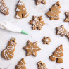 Set 2 tagliapasta 1 albero di natale e 1 pupazzo di neve in plastica da Decora Set 2 tagliapasta 1 albero di natale e 1 pupazzo di neve in plastica da Decora