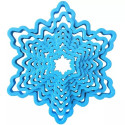 Set 8 taglia-biscotti albero stella di ghiaccio in plastica da Decora
