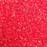 Zucchero glitterato rosso Decora: cristalli di zucchero rosso 100 g