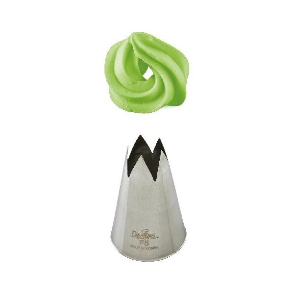 Cornetto Speciale n. F5 Zeppola di San Giuseppe in acciaio inox da Decora