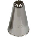 Bocchette o cornetti Fiori Grandi numero 195 in acciaio inox da Decora