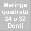 24 o 32 Denti cornetto Meringa speciale in acciaio inox Decora