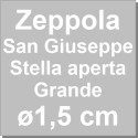 Cornetto speciale n. F5 Zeppola di San Giuseppe in acciaio inox Decora